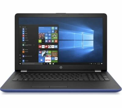 HP 15-BW099SA Laptop (AMD A6 Dual Core, 4GB RAM, 1TB HDD, Windows 10) - Blue - Image 1 of 3