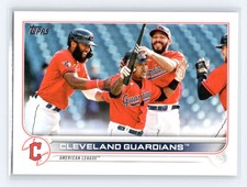 Cleveland Guardians Team Card 2022 Topps Series 2 Baseball #643