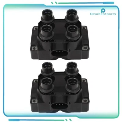 2pcs Ignition Coils For For Ford Mustang 1996-1998 Expedition 1997-1999 4.6L - Image 1 of 3