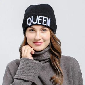 TOP QUALITY EMBROIDERED BEANIE QUEEN HELMET SKULL CAP HARLEY HONDA TOYOTA MAZDA - Bild 1 von 1