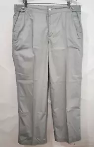 Members Only by Europe Craft Vintage 1980's XL Leisure Pants Lt. Gray Mafia Wear - Picture 1 of 11