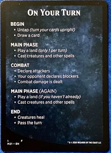 On Your Turn Magic Arena M21 #1 Insert Promo Karte 2020 Magic The Gathering MTG - Bild 1 von 3