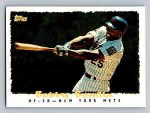 Bobby Bonilla 1995 Topps #292 CyberStats (Spectralight) Baseball Card - Picture 1 of 2