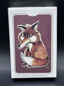 Fox American Tobacco Lights & Filters Playing Cards Hoyle Cards Vintage - Picture 1 of 7