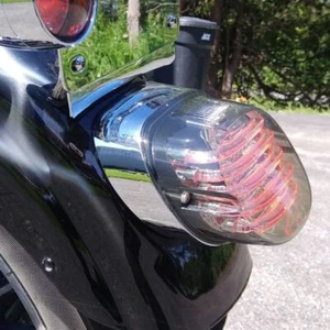 Custom Dynamics Pre-1999 Taillight Baseplate for Harley-Davidson Models - Chrome - Picture 1 of 2