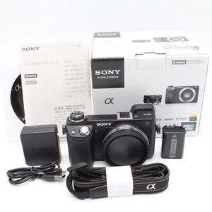 Sony α NEX-6 Digital Camera Body Black With Box From Japan - good condition - Picture 1 of 6