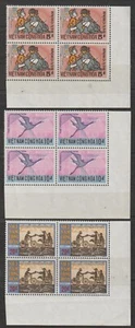 1971 Vietnam Stamps Mailman & Women on Water Buffalo Sc # 405-407 MNH - Picture 1 of 2