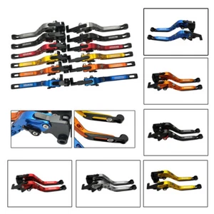 For Yamaha MT07 FZ07 2014-2019 2020 CNC Foldable Extendable Brake Clutch Levers - Foto 1 di 18
