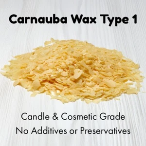 CERA CARNAUBA tipo 1. Smalto lucido per legno e auto GRADO COSMETICO - 350g - Foto 1 di 5