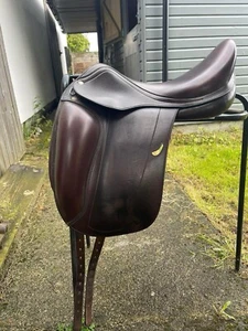 17.5” +3 (XW) Equipe Emporio Dressage Saddle - BROWN - Picture 1 of 6