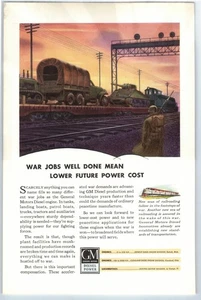 GM 1943 War Jobs Bien Hecho Segunda Guerra Mundial 10x7 anuncio - Imagen 1 de 1