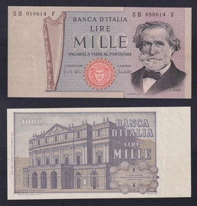 Banconota Italia 1000 lire Verdi 1971 P.-101b FDS-/UNC- - Imagen 1 de 2