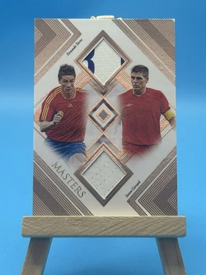 Fernando Torres & Steven Gerrard | 2022 Futera Masters Dual Patch /24 -Liverpool - Image 1 of 3