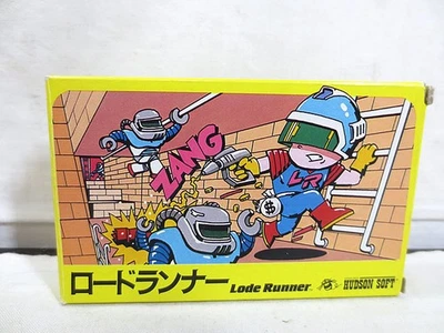 Lode Runner W/Box Manual Used Game Nintendo Famicom NES NTSC-J Japan - Image 1 of 3