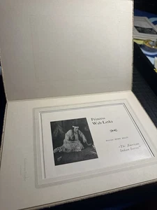 ‘24 Indian Seeress Princess Wah-Letka Photo In 7x10 Early Paper Frame - Picture 1 of 5