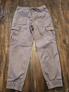 Arizona Jean Co Boys Husky Cargo Joggers In Gray. Size M (10-12 H) - Picture 1 of 6