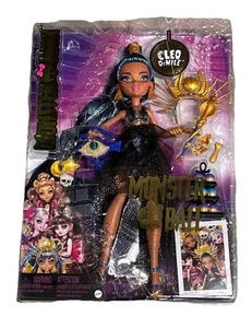 Monster High Doll "Cleo De Nile" Monster Ball Party Dress & Accessories New - Picture 1 of 2