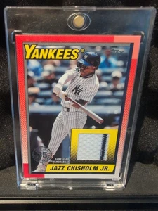2025 Topps Series 1 - 1990 Topps Baseball Relics Jazz Chisholm #T90R-JCJ (MEM) - Bild 1 von 2
