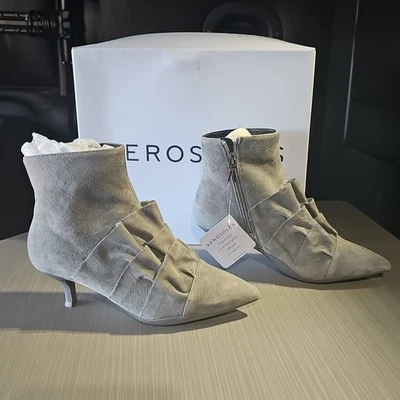 Bota Aerosoles Feminina Loloa In Quit Shade Camurça (Cinza) Moda Tamanho 5.5M NOVA - Imagem 1 de 4