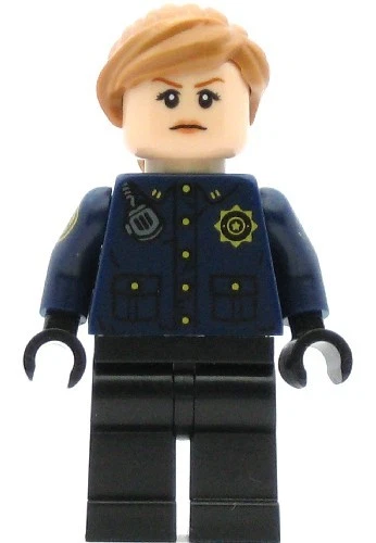 LEGO Super Heroes Minifigura GCPD Oficial Mujer (Genuino) Foto 1 de 1