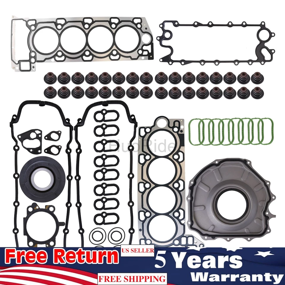 Engine Gasket Kit for Jaguar Land Rover AJ133 5.0L V8 2010-2020 OE AJ133 Foto 1 de 4