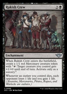 MTG Outlaws of Thunder Junction U Rakish Crew #0099 - Picture 1 of 1
