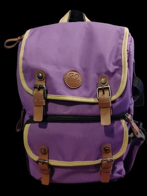 Mochila de fotografía GOgroove tamaño completo DSLR difícil de encontrar púrpura para cámara  Foto 1 de 4