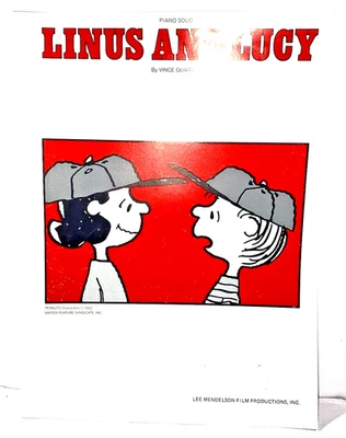 "LINUS AND LUCY" SHEET MUSIC by Vince Guaraldi - Peanuts - Image 1 of 4