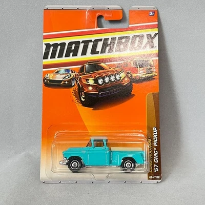Camioneta Matchbox MB38 '57 GMC Stepside exclusiva serie de construcción 2010 de Walmart Foto 1 de 3