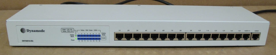 Dynamode SW160010-RD,16-Port 10/100 Ethernet Switch, Network Equipment - Image 1 of 1