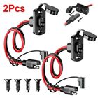 2Pcs SAE Quick Connector Harness 1FT 12AWG SAE Adapter Male Plug to Female Cable