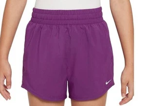 New Nike Girls' Dri-FIT One High-Waisted Woven Training Shorts Pick Size & Color - Picture 1 of 11