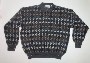 Preowned Vintage Florence Tricot Sweater Mens XLT Wool Blend Made In Italy * - Picture 1 of 6