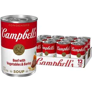 Sopa condensada de carne de res vegetal Campbell's, lata de 10,5 onzas (paquete de 12) - Imagen 1 de 3