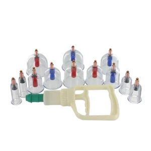 Sukshen 12-teiliges Schröpfset System Triggerpumpe Haut Saugvakuum Fetisch BDSM - Bild 1 von 2