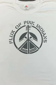 Camiseta Flux Of Pink Indians BLANCA (8 x tallas diferentes) anarquía, grosera, - Imagen 1 de 2