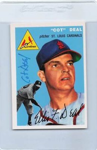 1994 Topps Archives '54 #192 Cot Deal Cardinals Signed Auto *F6086