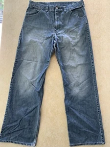 VINTAGE GAP Worker Jean 36x34 Wide Leg Y2K Carpenter Denim Baggy - Picture 1 of 12