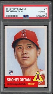 2018 TOPPS LIVING SHOHEI OHTANI # 7 PSA 10. - Picture 1 of 2