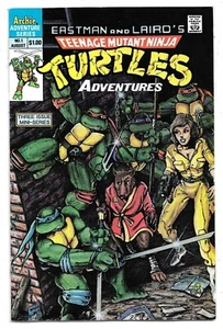 Teenage Mutant Ninja Turtles Adventures #1 First Bebop & Rocksteady FN (1988) - Imagen 1 de 6