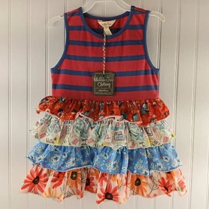 Matilda Jane Girls Dress Tunic Shirt Size 6 Cute Comfy & Colorful NWT - Picture 1 of 6