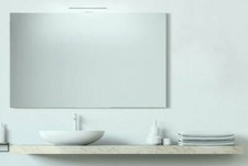 Specchio bagno 120x70 cm reversibile con luce led premium da 45 cm