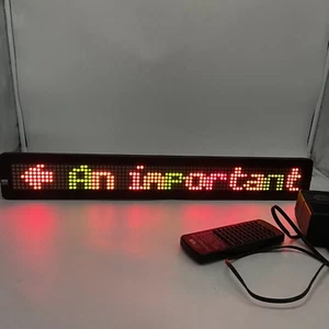 Betabrite 26" Sign LED Programmable Indoor Adaptive Model 213 C w/ Remote TESTED - Picture 1 of 14