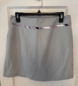 Izod Golf Skort Grey skort SZ 6 Women's BNWTS WICKING, SUN CONTROL - Picture 1 of 6