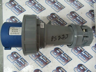 MENNEKES ME460P9W, 60 Amp, 250 VAC, 3PH4W, Pin & Sleeve Plug- PS223 - Imagem 1 de 3