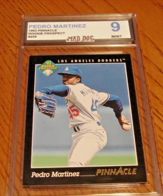 PEDRO MARTINEZ  Rookie***1993 PINNACLE==Prospect*****MINT 9***RED SOX**Mad DOG - Image 1 of 2