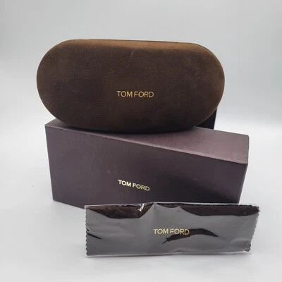 Tom Ford Gafas de sol Estuche de terciopelo y paño de limpieza (marrón, dorado) genuino Foto 1 de 4
