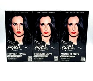 3 Pack Splat Rebellious Colors Midnight Onyx no Bleach needed - Picture 1 of 2
