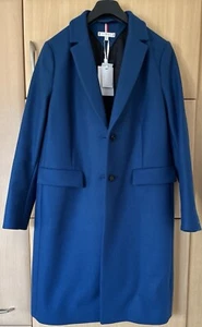 Tommy Hilfiger Wollmantel Blau Gr. 36 Neu mit Etikett - Bild 1 von 12
