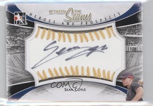2011 ITG Heroes and Prospects Between the Seams Gold Stitch /19 Sean Coyle Auto